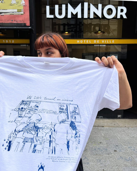 T-SHIRT "ÉTÉ 2004, SAMUEL AU CINÉMA" X LE LUMINOR