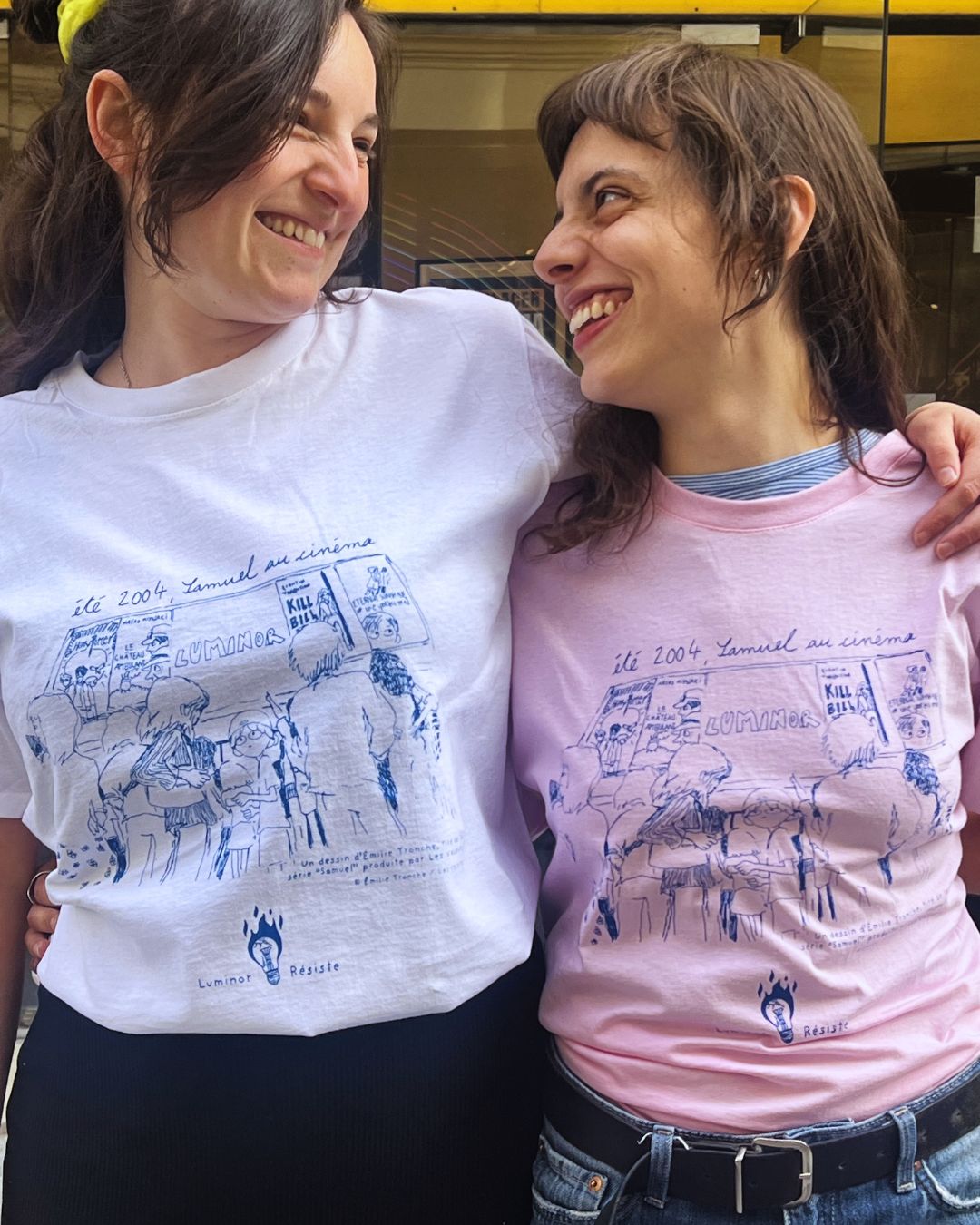 T-SHIRT "ÉTÉ 2004, SAMUEL AU CINÉMA" X LE LUMINOR