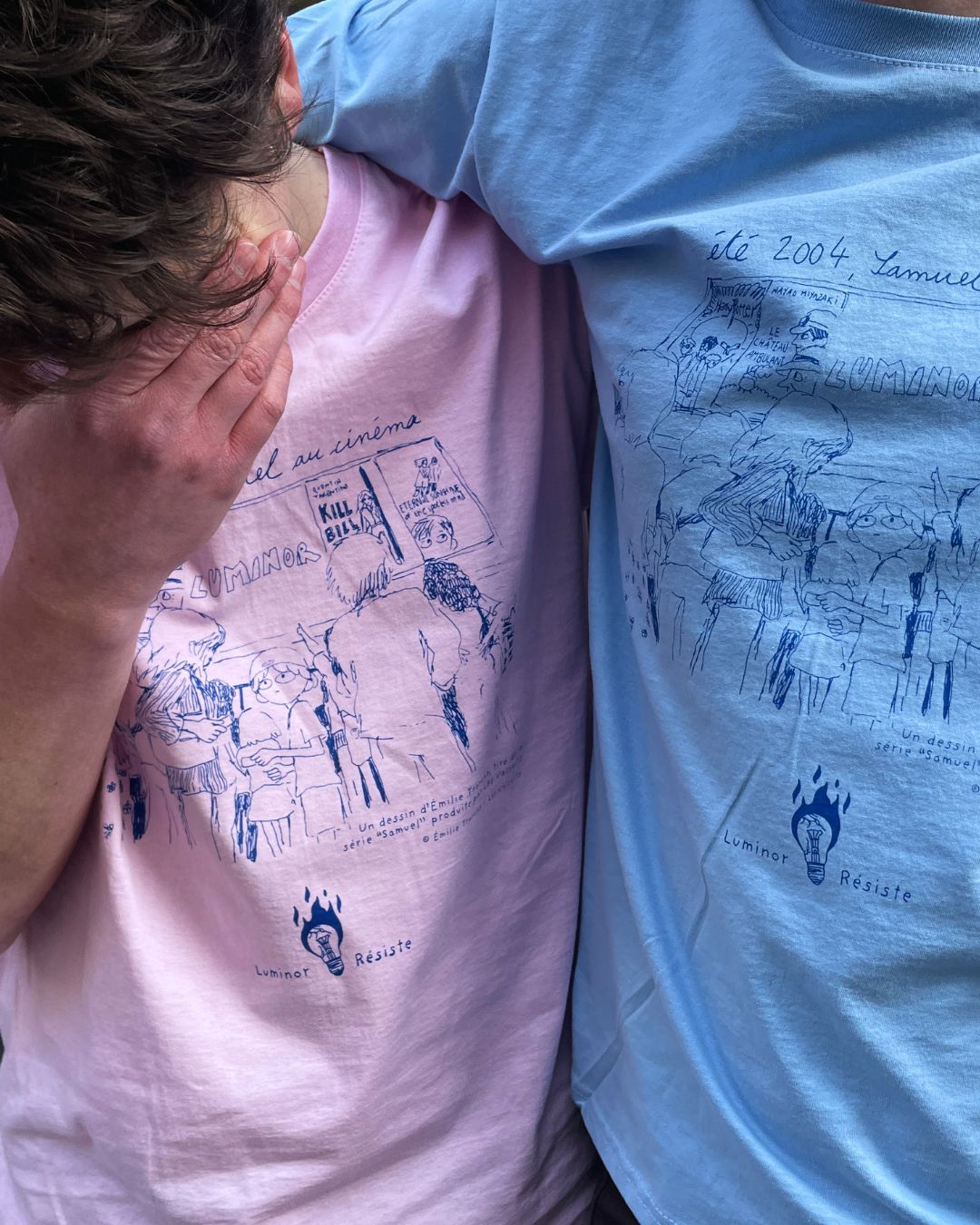 T-SHIRT "ÉTÉ 2004, SAMUEL AU CINÉMA" X LE LUMINOR