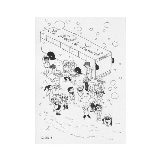 CARTE POSTALE KIBLIND «LE NOËL DE SAMUEL»