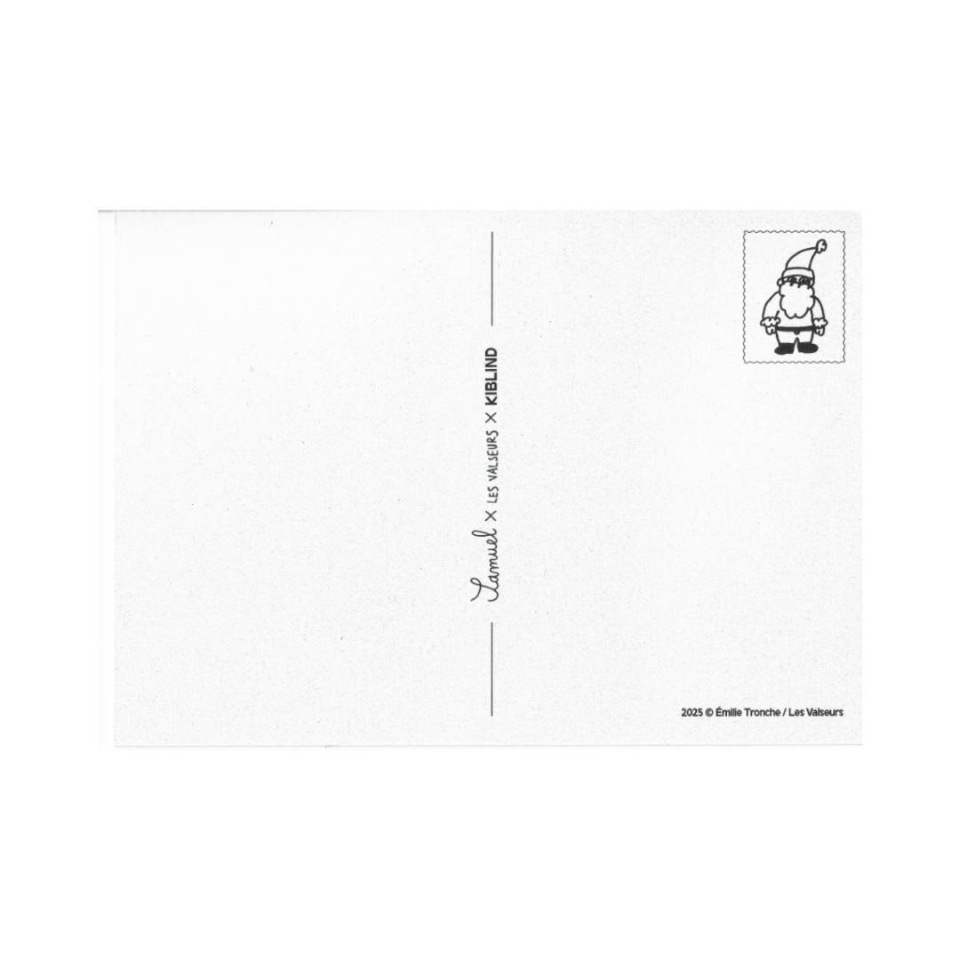 CARTE POSTALE KIBLIND «LE NOËL DE SAMUEL»